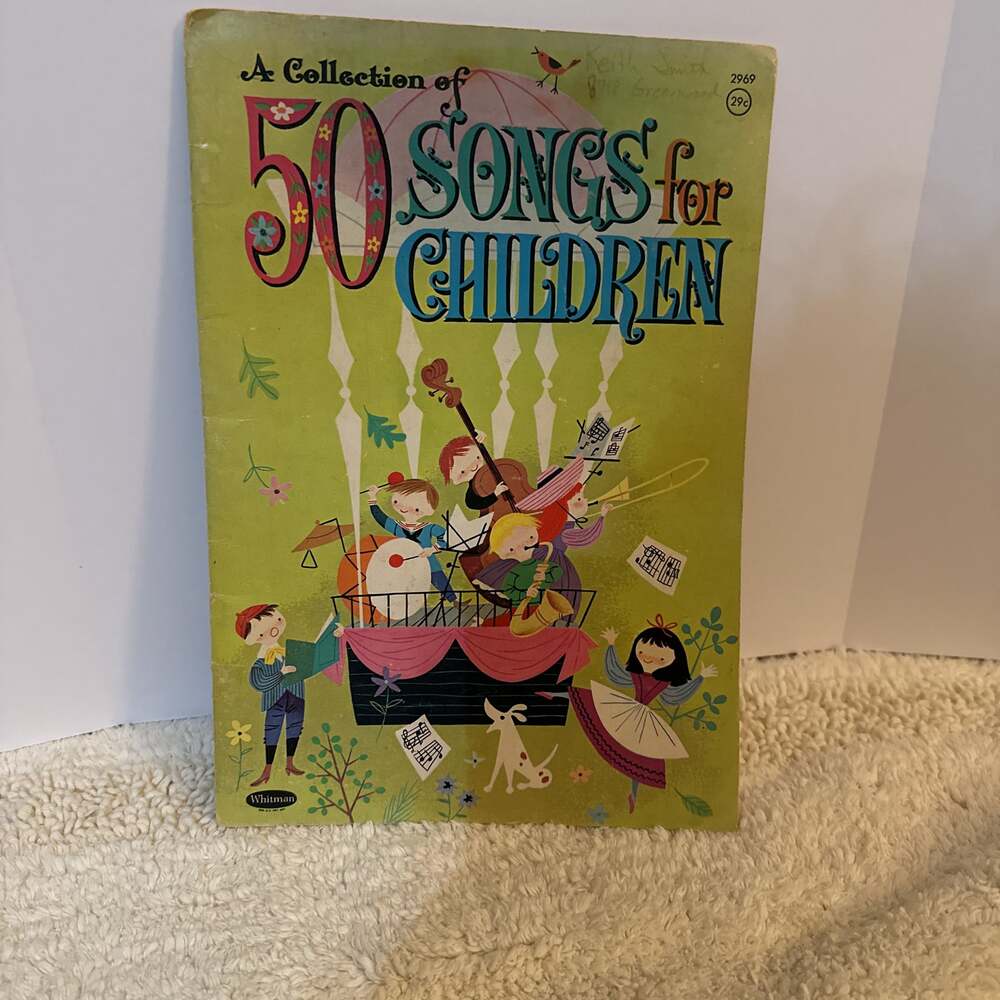 50 Songs for Children Piano Organ Music Book